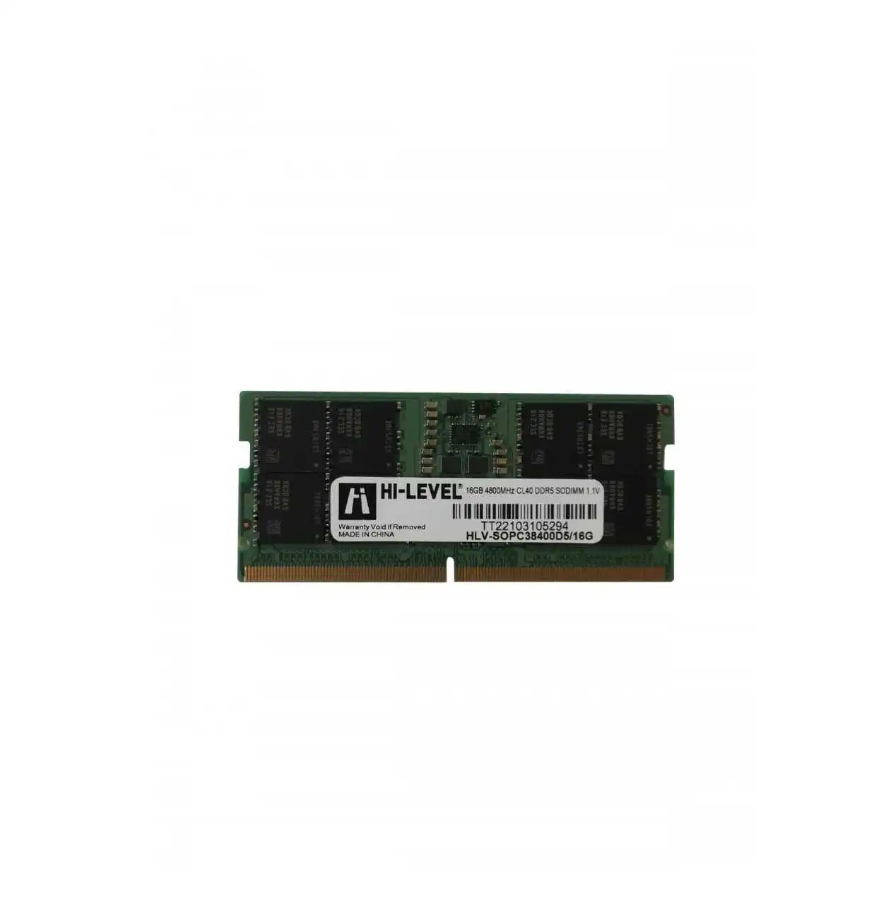 16GB DDR5 4800MHz SODIMM CL40 HLV-SOPC38400D5/16G HI-LEVEL 