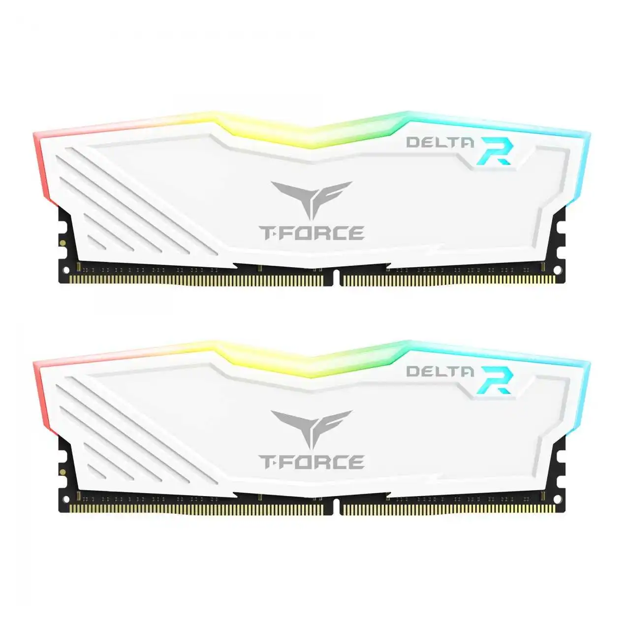 Team T-Force Delta RGB White 32GB (2x16GB) 3600MHz CL18 DDR4 Gaming Ram (TF4D432G3600HC18JDC01)